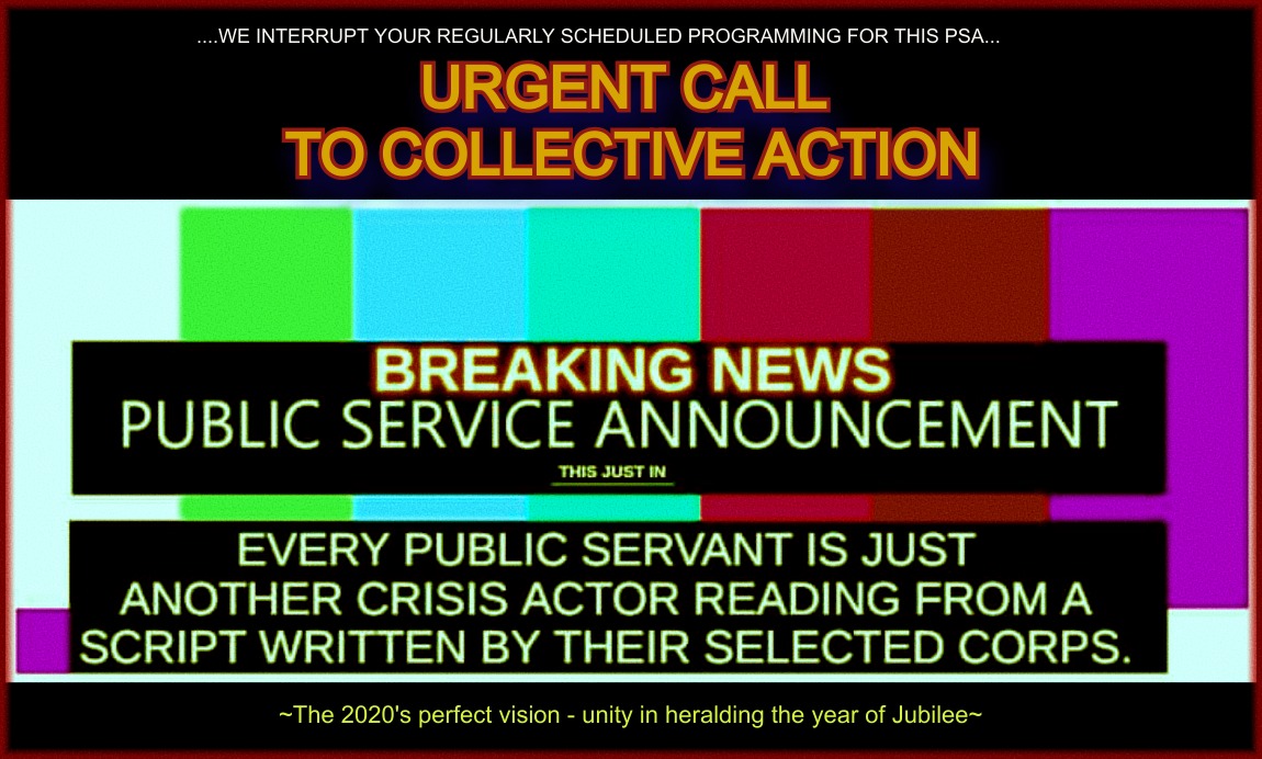 PUBLIC SERVICE ANNOUNCEMENT: AN URGENT CALL TO COLLECTIVE ACTION