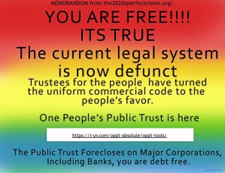 One People’s Public Trust Origins from Uniform Commercial Code True Bills – Unrebutted