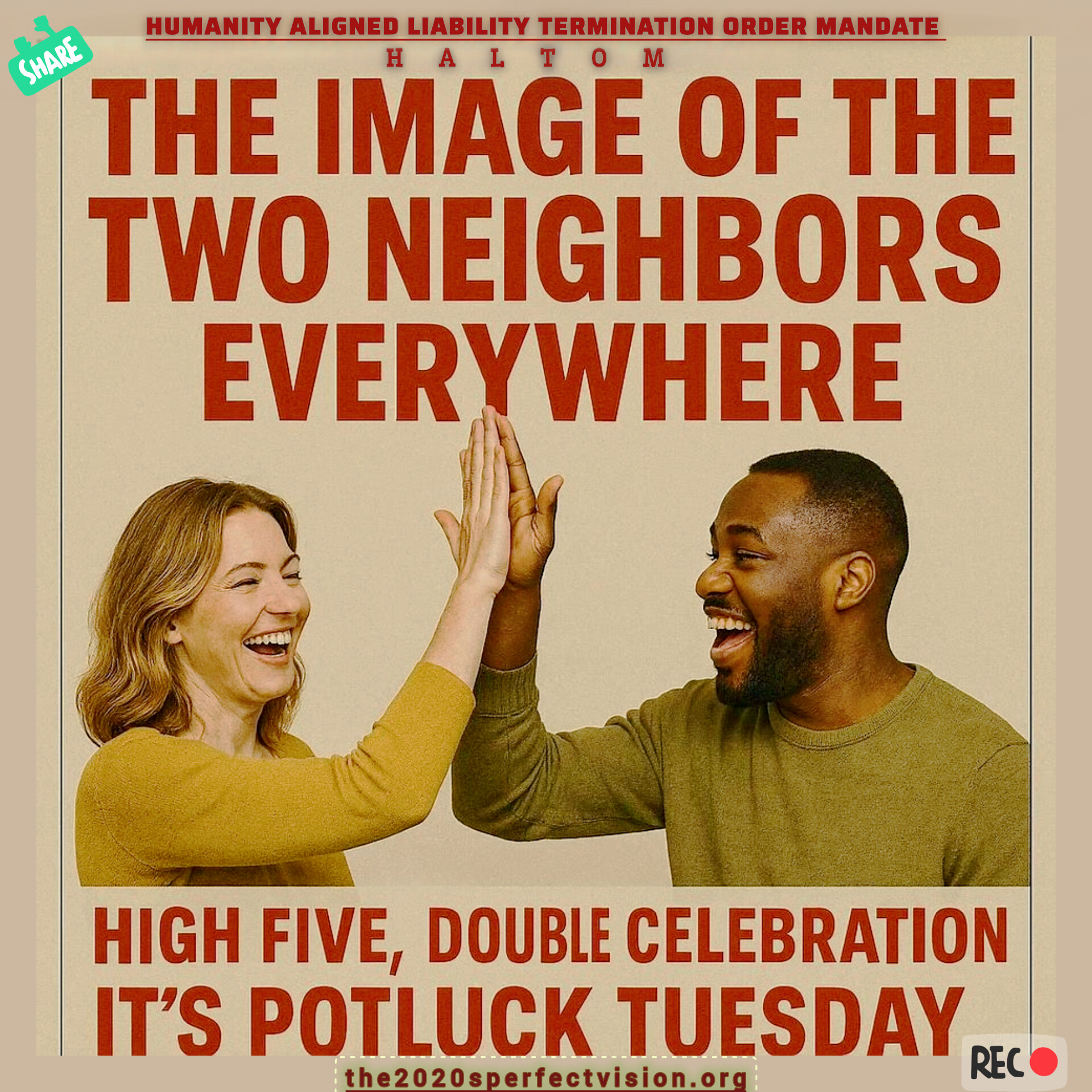 HALTOM helps potluck